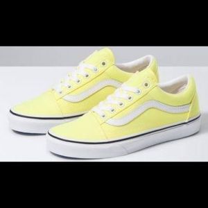 Brand new yellow vans